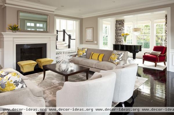 Parkwood Road Residence Living Room 2 - contemporary - living room - minneapolis