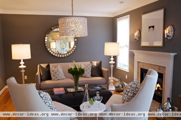 Heather Garrett Design - contemporary - living room - raleigh