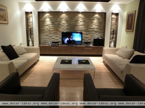 residence space in Podgorica - modern - living room - other metro