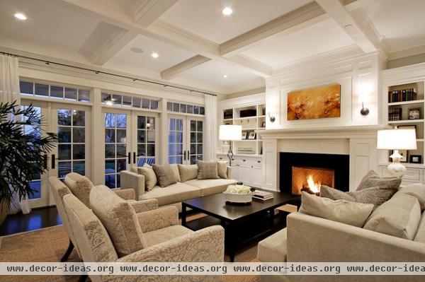 Living Room - traditional - living room - seattle