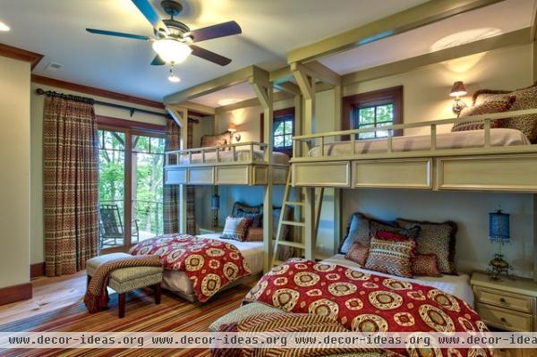 Beautiful Mountain Residence - traditional - bedroom - other metro