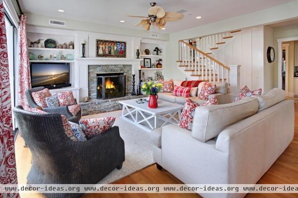 San Clemente Remodel - traditional - living room - orange county