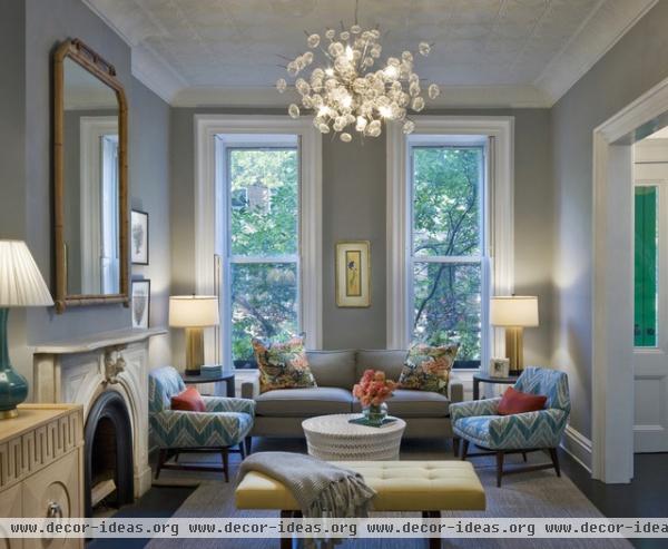 Bergen Street Residence - contemporary - living room - new york