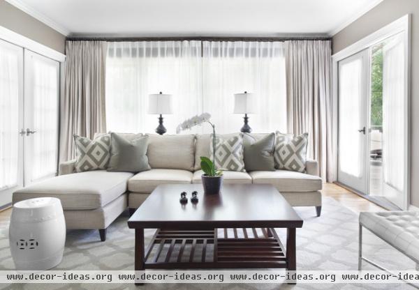 LaVista Park Renovation & Interiors - traditional - living room - atlanta