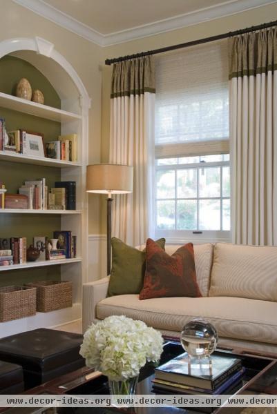 Colonial Revival - traditional - living room - los angeles