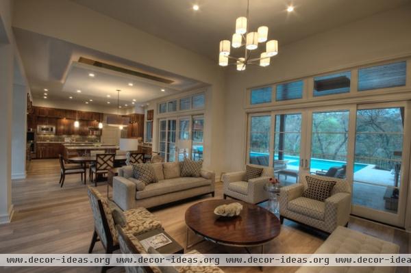 Cortona Living - contemporary - living room - austin