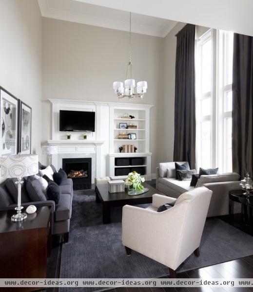 Jane Lockhart Interior Design - contemporary - family room - toronto