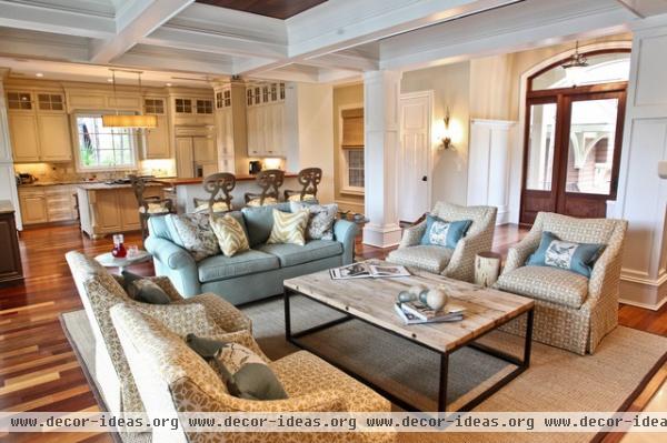 Kiawah Family Home - traditional - living room - charleston