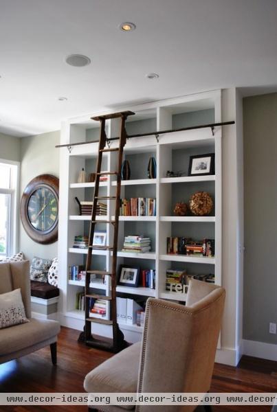 Home Library - contemporary - living room - ottawa