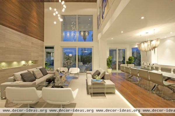A Modern Miami Home - modern - living room - miami