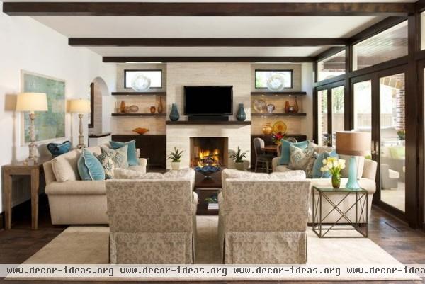 Ellen Grasso Inc - contemporary - family room - dallas