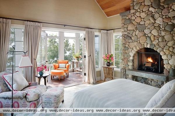 Michigan Lake House - traditional - bedroom -