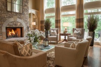 Alpharetta, GA Residence - traditional - living room - atlanta