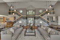 Contemporary in Deephaven - contemporary - living room - minneapolis