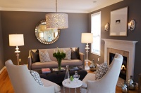 Heather Garrett Design - contemporary - living room - raleigh
