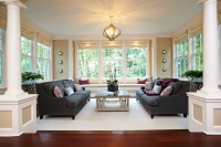 Living Room and Sunroom combo - traditional - living room - new york