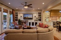 Mediterranean Haven - traditional - family room - orange county