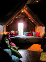 Bohemian Bunkroom - eclectic - bedroom - dallas