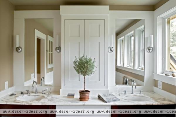 Farmhouse Reinterpreted - contemporary - bathroom - burlington