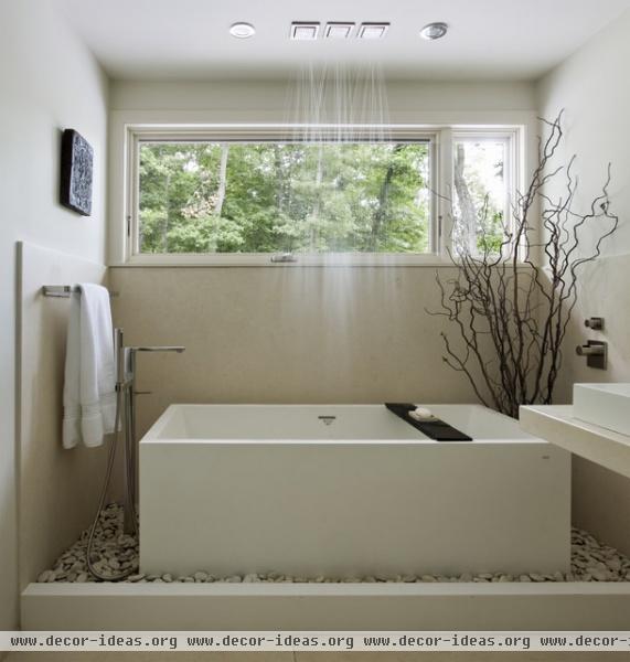 Newton Residence - contemporary - bathroom - boston