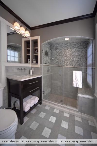 Master Bath 10026 - contemporary - bathroom - columbus