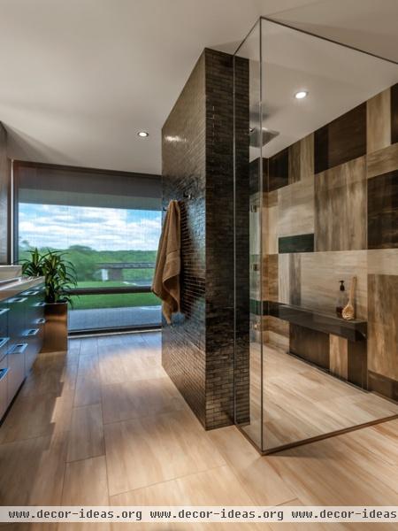 River Bluff Residence - contemporary - bathroom - other metro