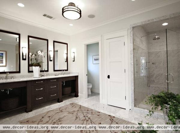 Arts & Crafts Bathroom - traditional - bathroom - atlanta