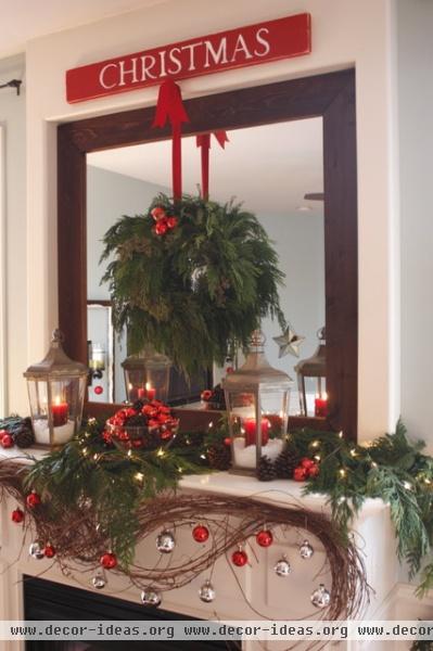 Our Living Room Mantel - Christmas 2010... - contemporary - living room - seattle