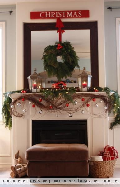 Our Living Room Mantel - Christmas 2010... - contemporary - living room - seattle