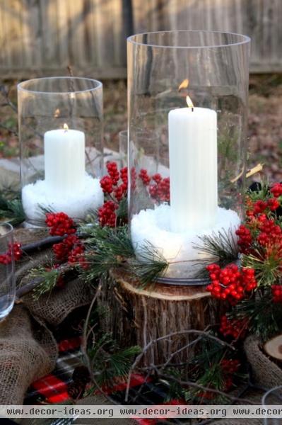 Christmas Tablescape - traditional - dining room - other metro