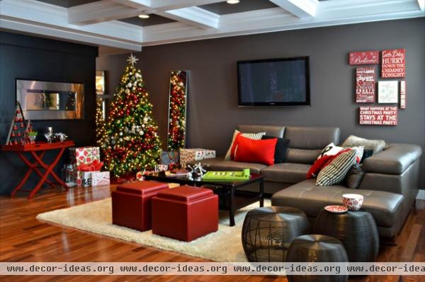 Homes for the Holidays 2012- Edmonton - contemporary - living room - edmonton