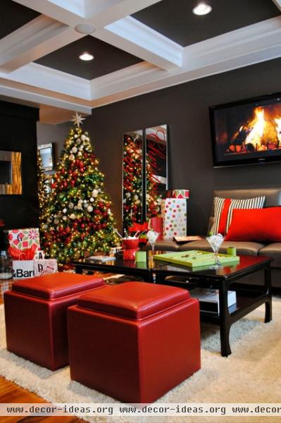 Homes for the Holidays 2012- Edmonton - contemporary - living room - edmonton
