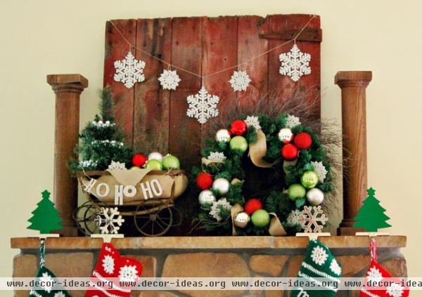 2010 Christmas Decor - eclectic - family room - philadelphia