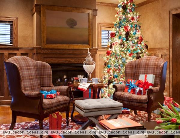 Holiday - traditional - living room - little rock