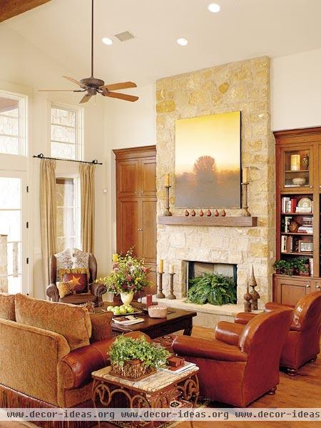 Family Room With Texas Flair