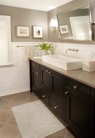 Harding Township Farmhouse - traditional - bathroom - new york