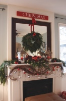 Our Living Room Mantel - Christmas 2010... - contemporary - living room - seattle