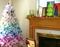 Chromatic Christmas - eclectic - family room - chicago