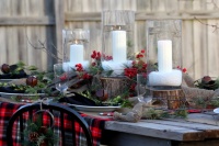 Winter Tablescape - traditional - dining room - kansas city