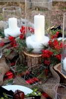 Winter Tablescape - traditional - dining room - kansas city