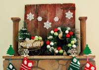 2010 Christmas Decor - eclectic - family room - philadelphia