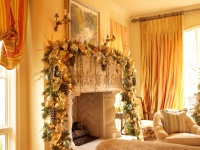 Christmas Interior - traditional - living room - houston