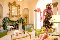 Christmas Interior - traditional - living room - houston