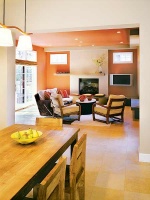 Cool and Contemporary: Family Room