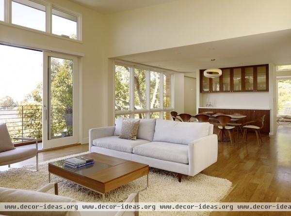 Cole Valley Hillside - modern - living room - san francisco