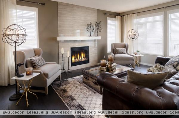 The Sierra Showhome (Calgary, Alberta) - contemporary - living room - calgary