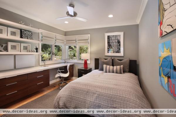 Villa park Home - contemporary - bedroom - orange county