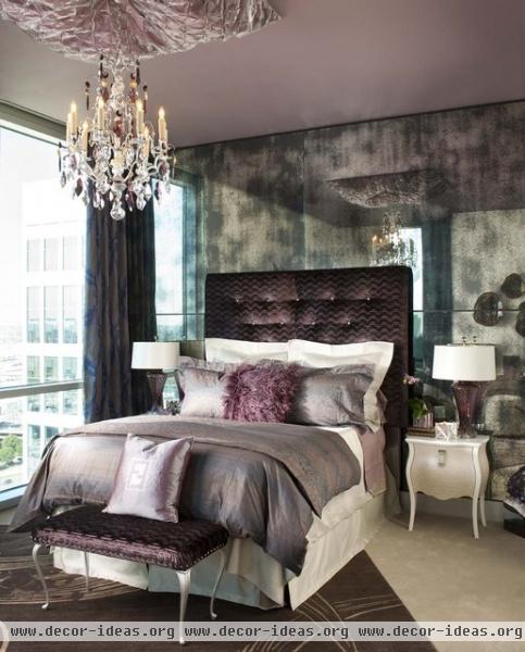 Urban Glam Guest Bedroom - eclectic - bedroom - dallas