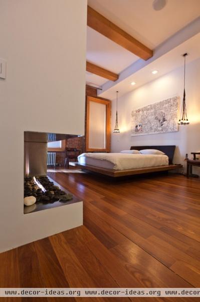 Loft in Noho - modern - bedroom - new york
