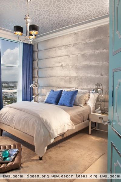 Hollywood Regency- Turnberry Ocean Colony Sunny Isles, Fl - eclectic - bedroom - miami